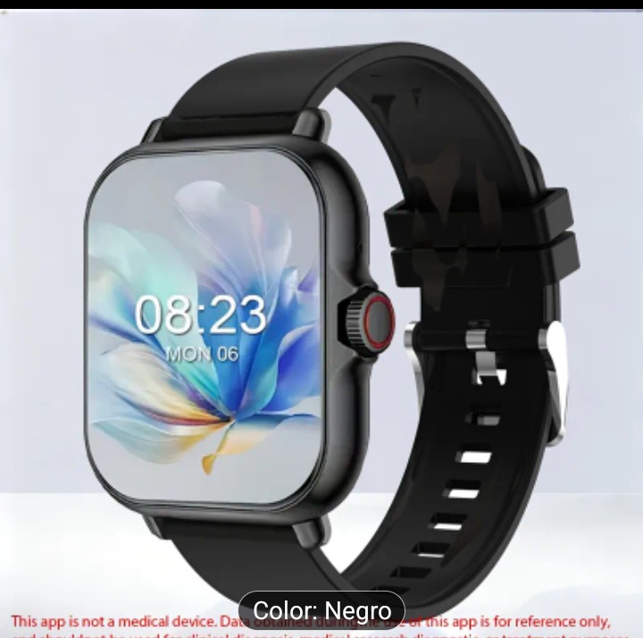 Reloj inteligente color negro