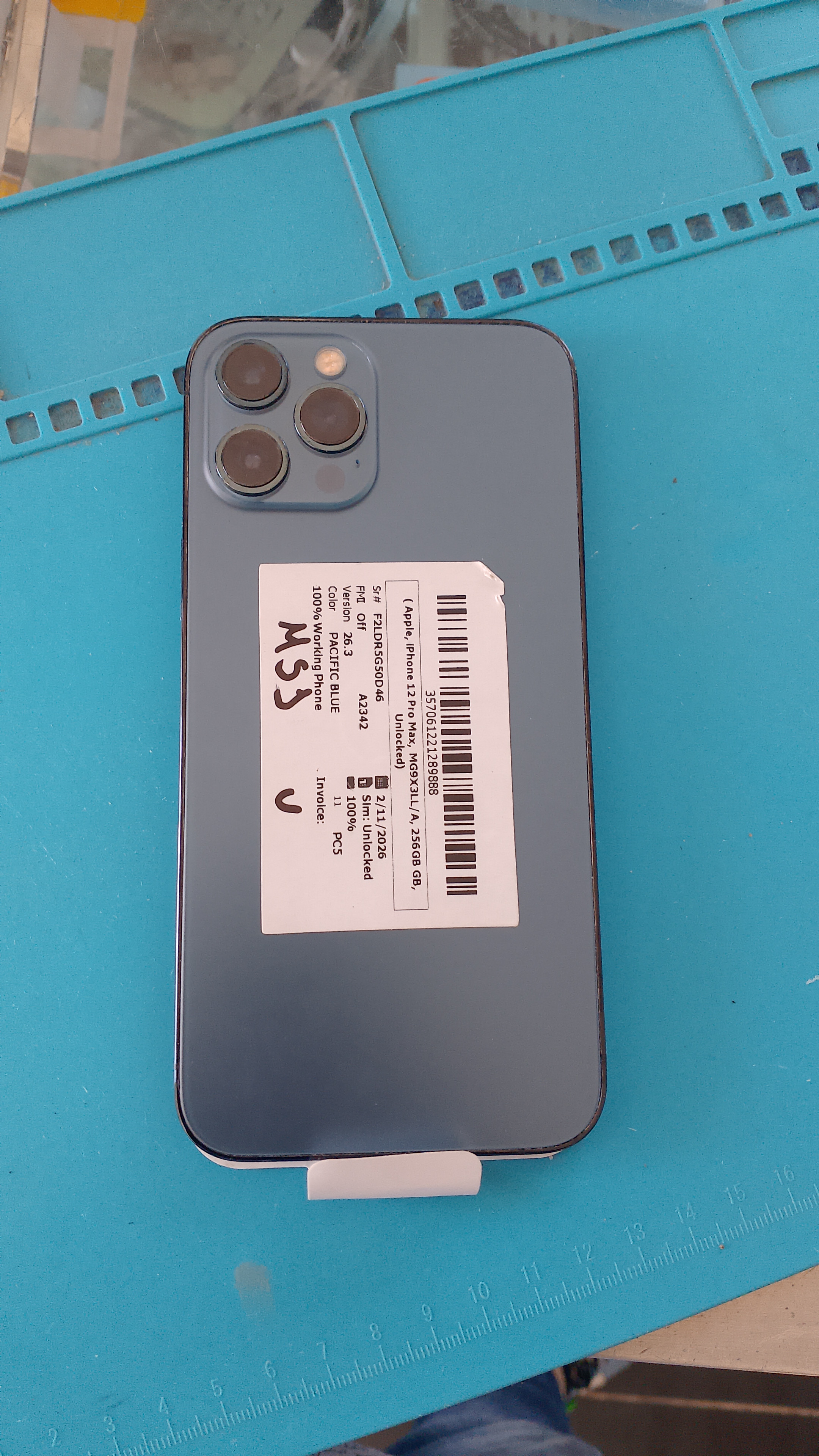 iPhone 12 promax azul