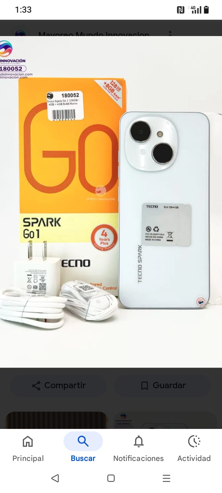 Tecno go1 128gb
